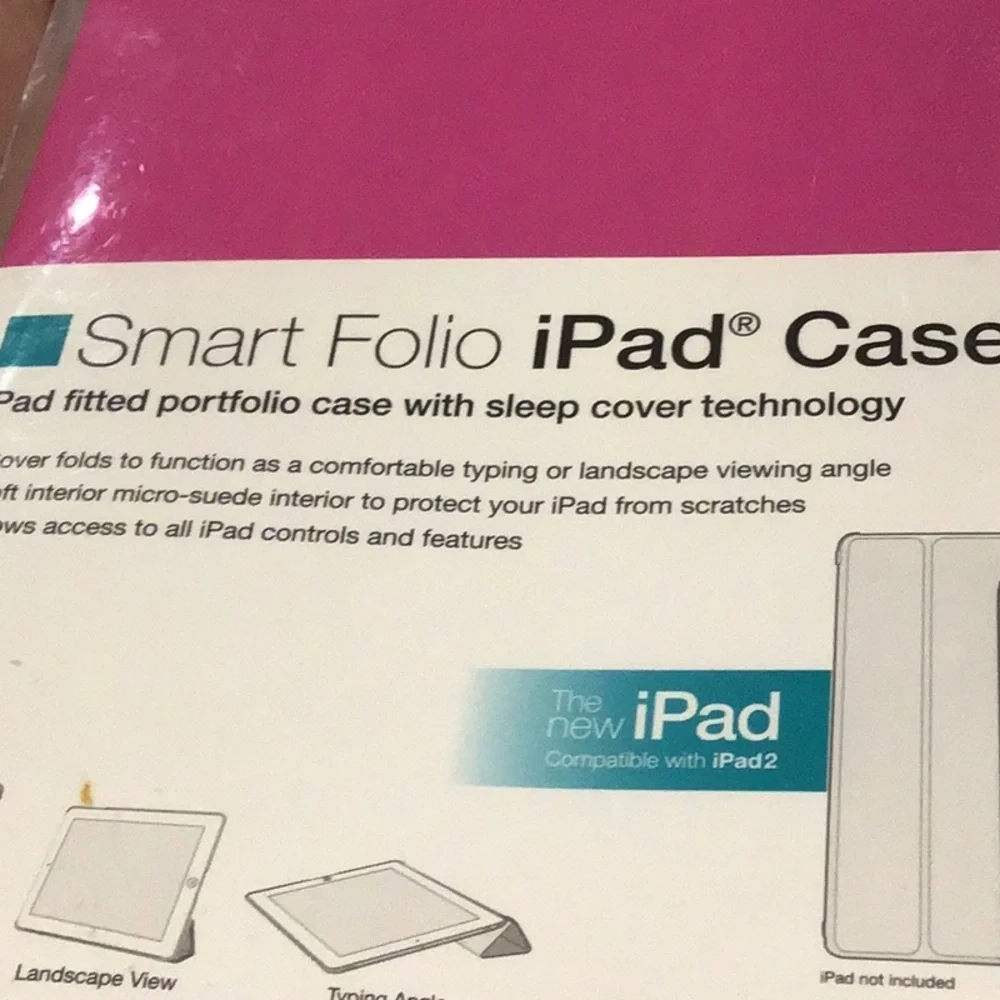 New merkury innovations smart folio for ipad air Pink